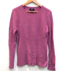 Lands End Pink Cashmere Sweater (S/M)